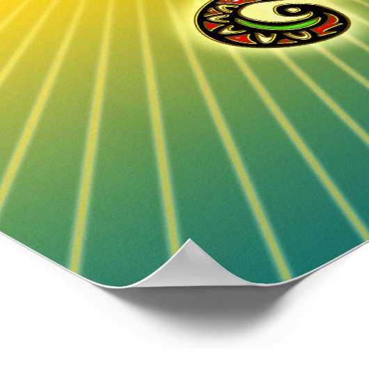 Magische paddenstoelen - psychedelisch poster (Hoek)