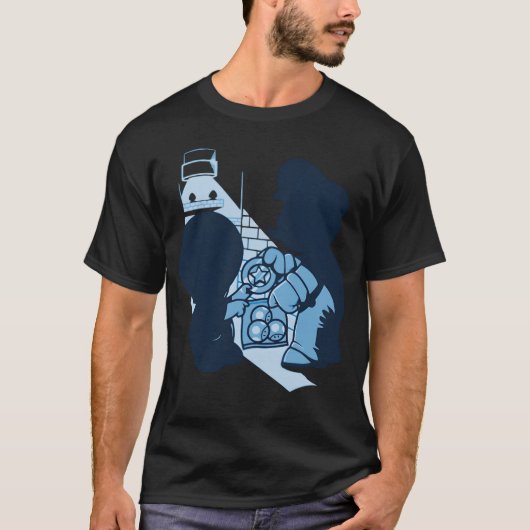 Magische Paddenstoelen retro T-shirt (Voorkant)