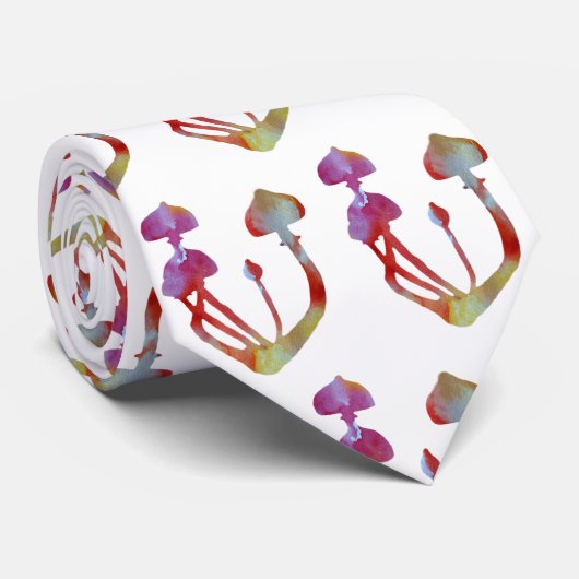 Magische paddenstoelen stropdas (Opgerold)