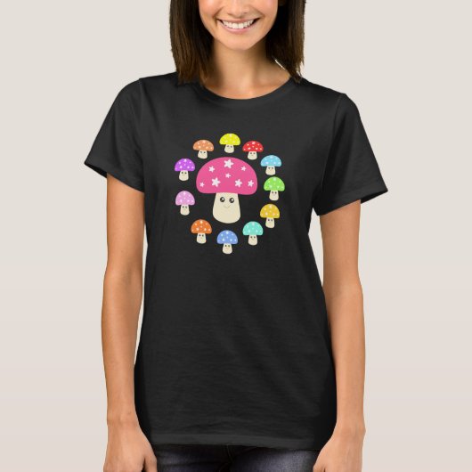 Magische paddenstoelen t-shirt (Voorkant)