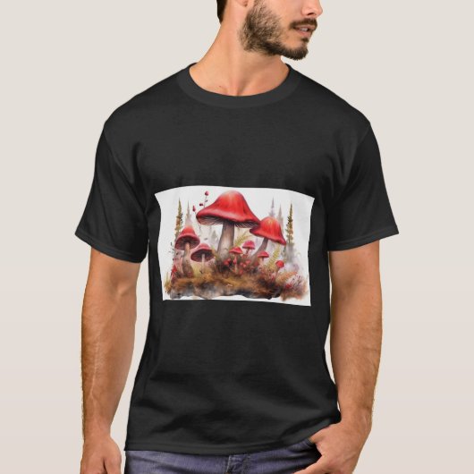 Magische paddenstoelen t-shirt (Voorkant)