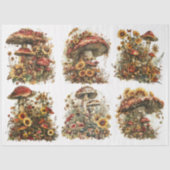 Magische paddenstoelen tissuepapier (Voorkant)