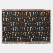 Magische paddenstoelen Waterverf Deken (Voorkant)