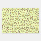 Magische paddenstoelen Waterverf Forest Pattern Gi Inpakpapier Vel (Voorkant 3)