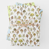 Magische paddenstoelen Waterverf Forest Pattern Gi Inpakpapier Vel (In situ)