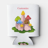 Magische paddenstoelkathedraal Thunder_Cove Blikjeskoeler (Achterkant)