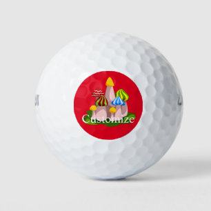 Magische paddenstoelkathedraal Thunder_Cove Golfballen