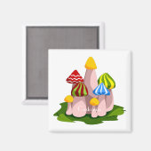 Magische paddenstoelkathedraal Thunder_Cove Magneet (Voorkant / Achterkant)