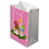 Magische paddenstoelkathedraal Thunder_Cove Medium Cadeauzakje (Voorkant Gekanteld)