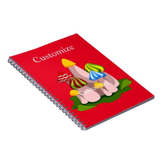 Magische paddenstoelkathedraal Thunder_Cove Notitieboek (Rechterzijde)