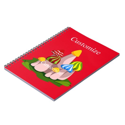 Magische paddenstoelkathedraal Thunder_Cove Notitieboek (Linkerzijde)