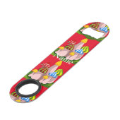 Magische paddenstoelkathedraal Thunder_Cove Speed Flessenopener (Voorkant Gekanteld)