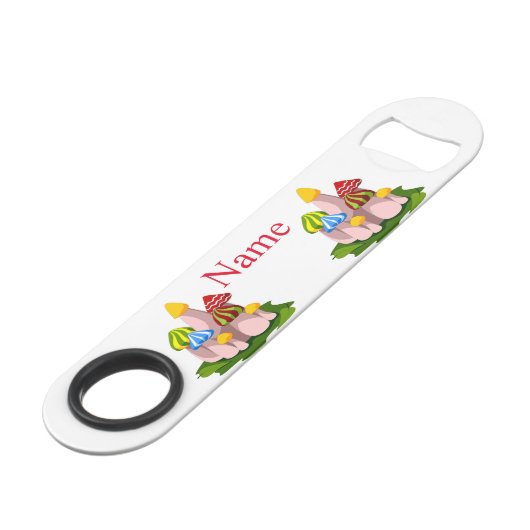 Magische paddenstoelkathedraal Thunder_Cove Speed Flessenopener (Achterkant Gekanteld)