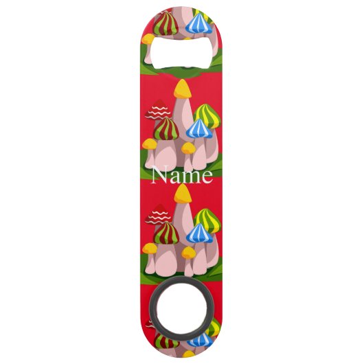 Magische paddenstoelkathedraal Thunder_Cove Speed Flessenopener (Voorkant)