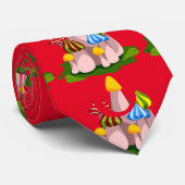 Magische paddenstoelkathedraal Thunder_Cove Stropdas (Opgerold)