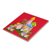 Magische paddenstoelkathedraal Thunder_Cove Tegeltje (Zijkant)