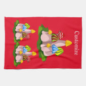 Magische paddenstoelkathedraal Thunder_Cove Theedoek (Horizontaal)