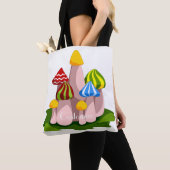 Magische paddenstoelkathedraal Thunder_Cove Tote Bag (Dichtbij)