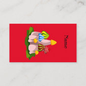 Magische paddenstoelkathedraal Thunder_Cove Visitekaartje (Achterkant)