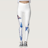 Magische paddestoelen Aangepaste Leggings (Voorkant)