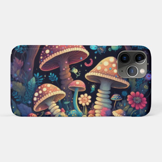 Magische paddestoelen Case-Mate iPhone case (Achterkant (horizontaal))