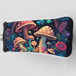Magische paddestoelen golfheadcover