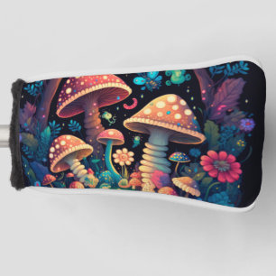 Magische paddestoelen golfheadcover