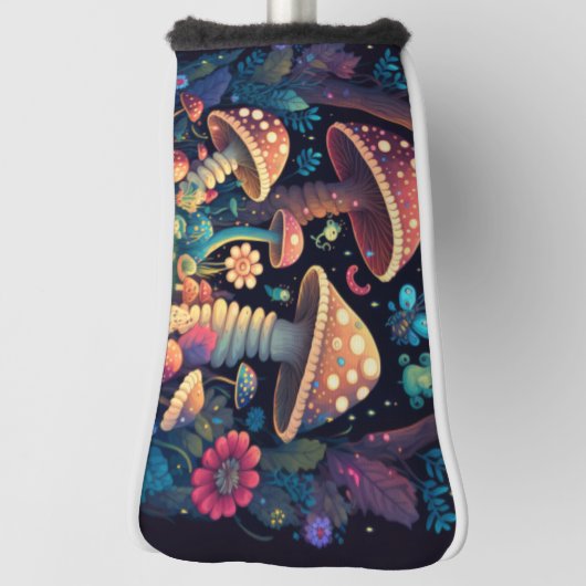 Magische paddestoelen golfheadcover (Draai 90)