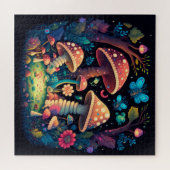 Magische paddestoelen legpuzzel (Horizontaal)