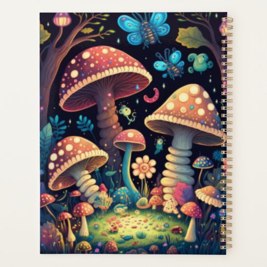 Magische paddestoelen planner (Achterkant)