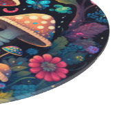 Magische paddestoelen snijplank (Hoek)