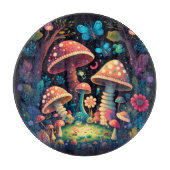 Magische paddestoelen snijplank (Voorkant)