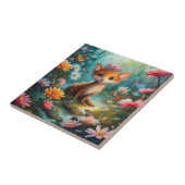 Magische paddestoelen tegeltje (Zijkant)