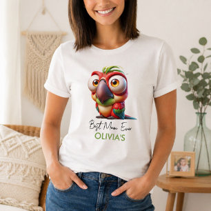 Magische Papegaai Karikaturen 1e Verjaardag  T-shirt