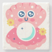 Magische parels stenen onderzetter (Voorkant)