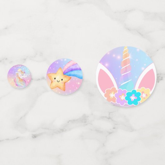 Magische partij Confetti (Achterkanten)