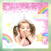 Magische partij foto venster vastklampen raamsticker (Vel 3)