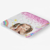 Magische partij gepersonaliseerde fotopapier Borde Papieren Bordje (Gebogen)