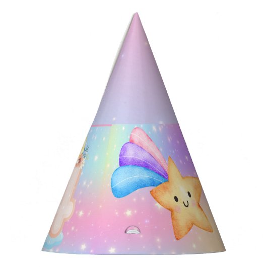 Magische partij papier partij Petten Feesthoedjes (Links)