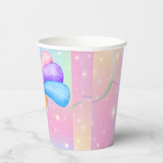 Magische Party Cups met deksels Papieren Bekers (Rechts)