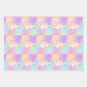 Magische Party Wrapping Paper Flat Sheet Set van 3 (Voorkant 2)