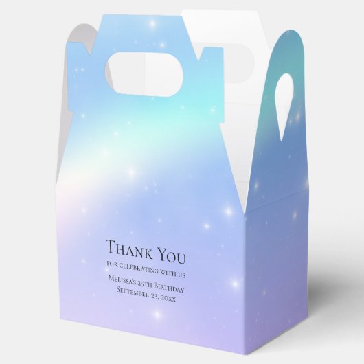 Magische pasta's en een regenboog bedankt bedankdoosjes (Geopend)