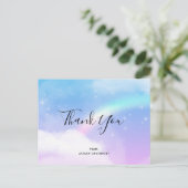 Magische pasta's en een regenboog bedankt briefkaart (Staand voorkant)