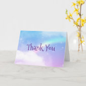 Magische pasta's en een regenboog bedankt kaart (Gele Bloem)