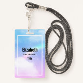 Magische pasta's en regenboog badge (Achterkant met draagriem)