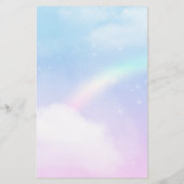 Magische pasta's en regenboog briefpapier (Achterkant)