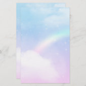 Magische pasta's en regenboog briefpapier (Voorkant / Achterkant)