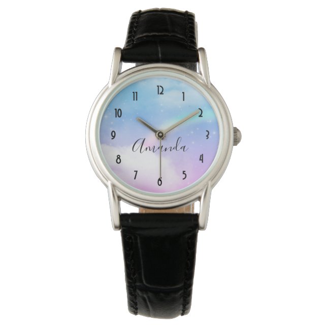Magische pasta's en regenboog horloge (Voorkant)