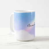 Magische pasta's en regenboog koffiemok (Voorkant links)