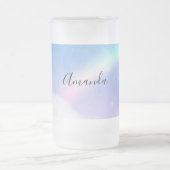 Magische pasta's en regenboog matglas bierpul (Center)